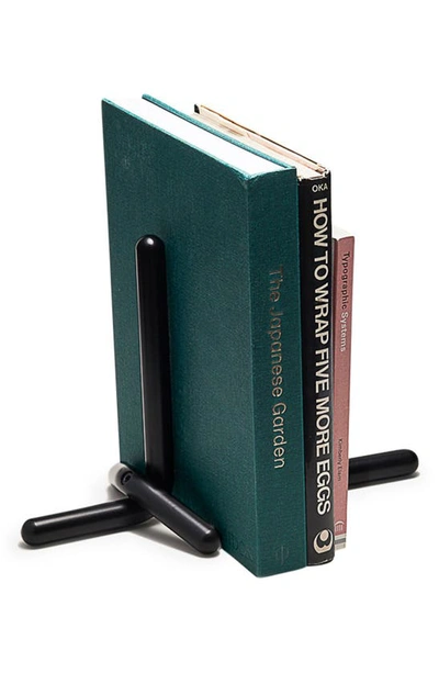 Craighill Cal Carbon Steel Bookends In Black