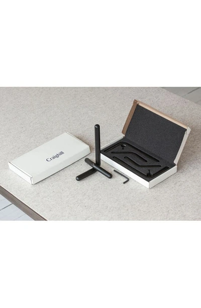Craighill Cal Carbon Steel Bookends In Black
