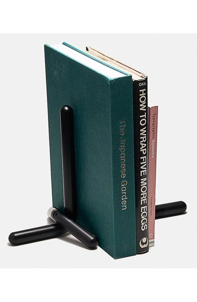 Shop Craighill Cal Carbon Steel Bookends In Black