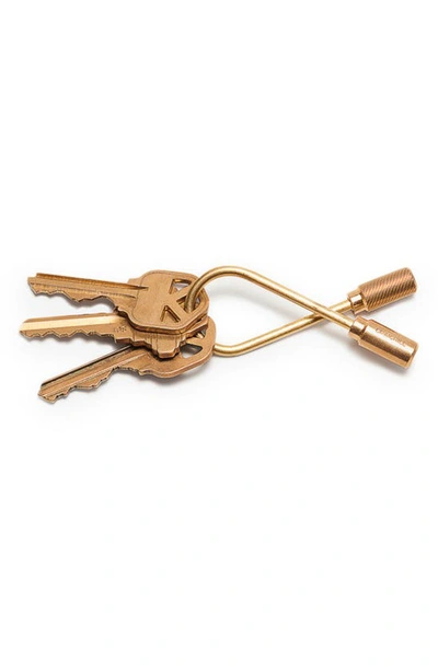 Craighill Closed Helix Brass Key Ring In Brass