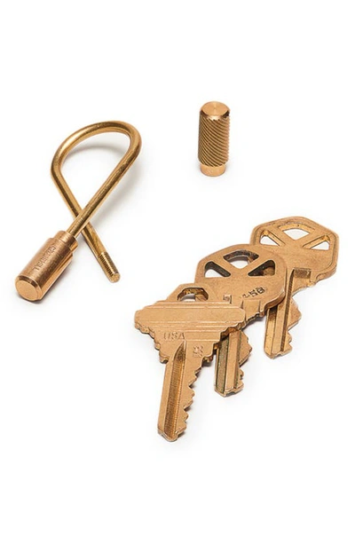 Craighill Closed Helix Brass Key Ring In Brass