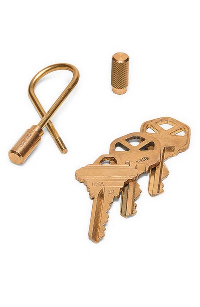 Craighill Closed Helix Brass Key Ring In Brass