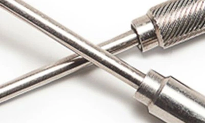 Craighill Closed Helix Brass Key Ring In Stainless Steel