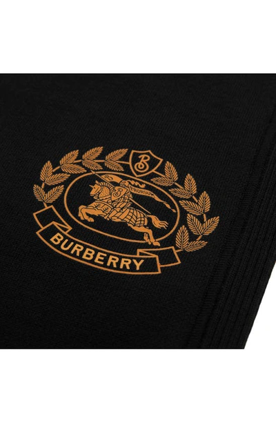 Shop Burberry Kids' Sidney Wool Blend Skirt In Black Ip Pattern
