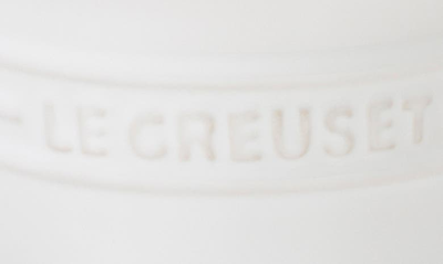 Le Creuset 5 Piece Utensil Set With Stoneware Utensil Crock In White