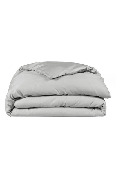 Shop Sijo Clima Cotton Duvet Cover In Dove