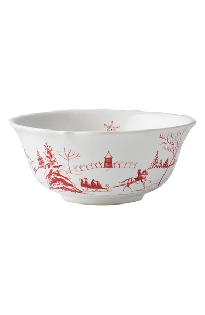 Shop Juliska Country Estate Winter Frolic Ruby Cereal/ice Cream Bowl