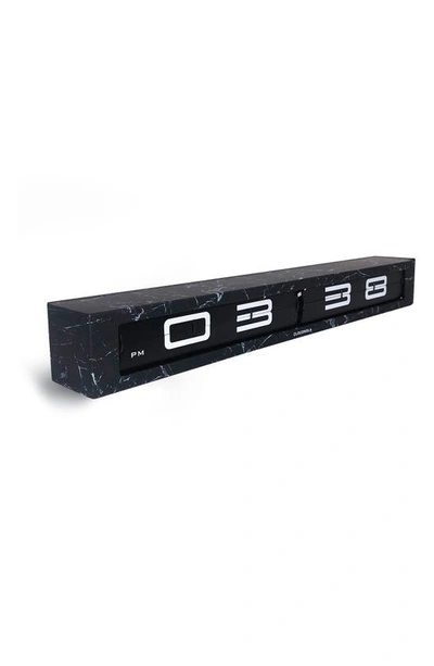 Cloudnola Timeline Flip Clock In Black Marble