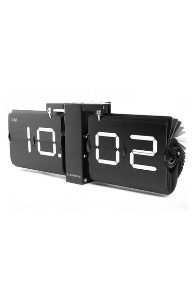 Shop Cloudnola Flipping Out Flip Digital Clock In Black On Black