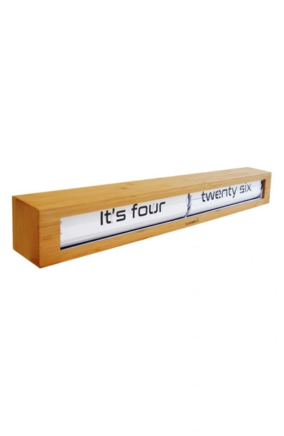 Cloudnola Texttime Flip Clock In Natural