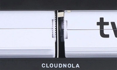 Shop Cloudnola Texttime Flip Clock In Black