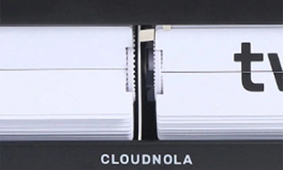Cloudnola Texttime Flip Clock In Black