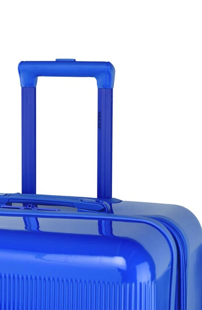 Shop Vacay Glisten Vibrant 20-inch Spinner Carry-on In Blue