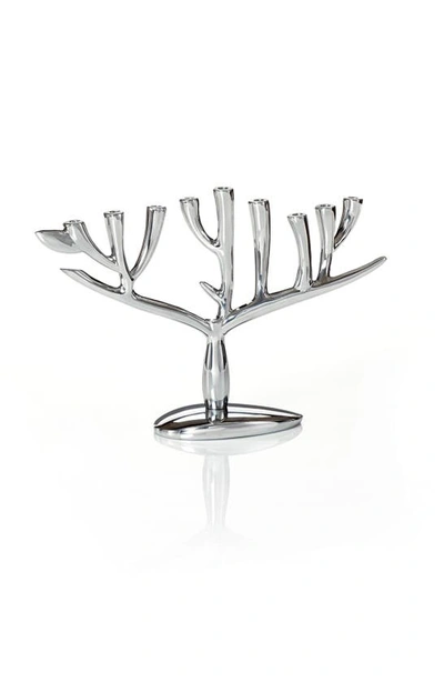 Nambe Tree Of Life Menorah In Silver