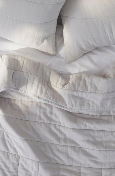 Casper Everyday Quilted Shams In Gray