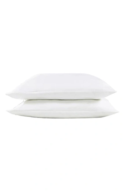 Shop Sijo Eucalyptus Tencel® Lyocell Pillowcase Set In Snow