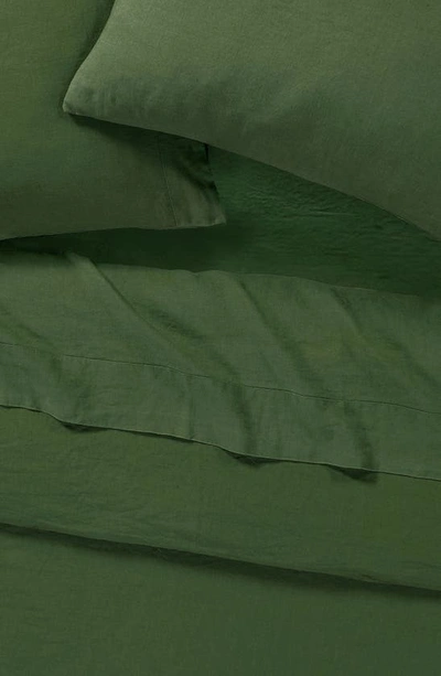 Sijo French Linen Sheet Set In Forest