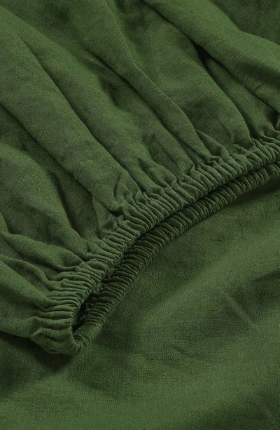 Sijo French Linen Sheet Set In Forest
