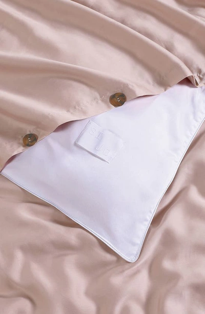 Shop Sijo Eucalyptus Tencel® Lyocell Duvet Cover In Blush