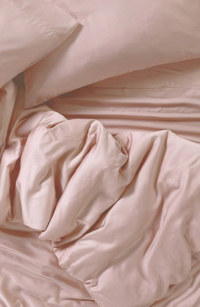 Shop Sijo Eucalyptus Tencel® Lyocell Duvet Cover In Blush