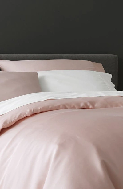 Shop Sijo Eucalyptus Tencel® Lyocell Duvet Cover In Blush