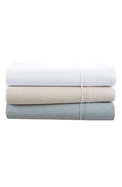 Shop Sixth And Pine Frayed Hem Sheet Set In Light Taupe