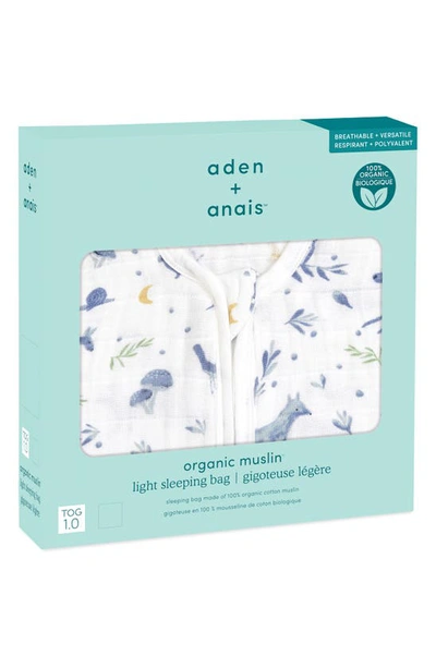 Shop Aden + Anais Organic Cotton Muslin Wearable Blanket In Outdoors