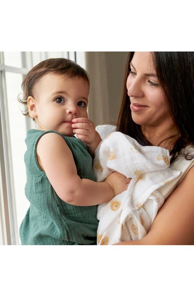 Aden + Anais Assorted 4-pack Organic Cotton Muslin Swaddling Cloths In Animal Kingdom