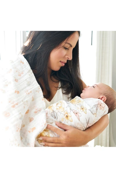 Aden + Anais Assorted 4-pack Organic Cotton Muslin Swaddling Cloths In Earthly