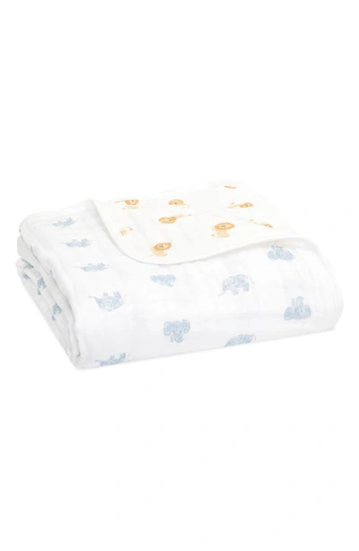 Shop Aden + Anais Organic Dream Blanket In Animal Kingdom