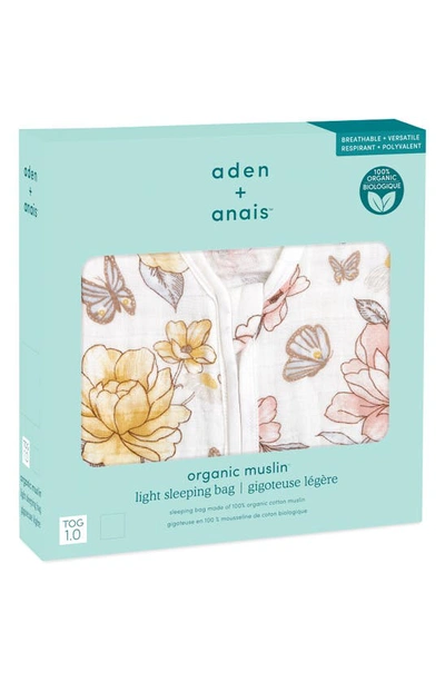 Shop Aden + Anais Organic Cotton Muslin Wearable Blanket In Earthly