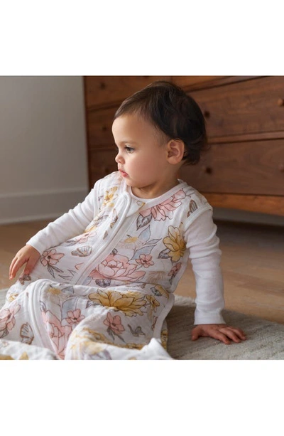 Shop Aden + Anais Organic Cotton Muslin Wearable Blanket In Earthly