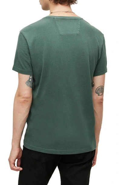 Shop John Varvatos Raw Edge Rock Be With You Appliqué T-shirt In Dark Moss