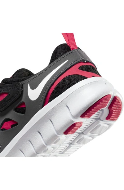 Shop Nike Free Run 2 Sneaker In Black/ White/ Red/ Ash