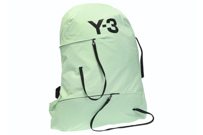 Pre-owned Adidas Originals Adidas Y-3 Bungee Backpack Green/salty Green