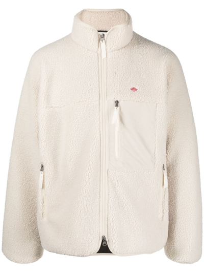 Shop Danton Pile Faux-shearling Jacket In Neutrals