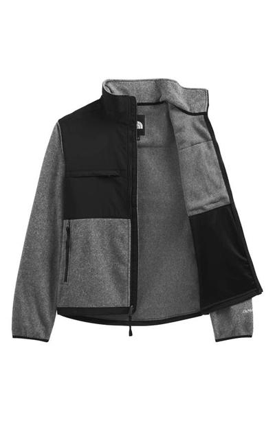 Shop The North Face Denali Fleece Jacket In Tnf Medium Grey Heather