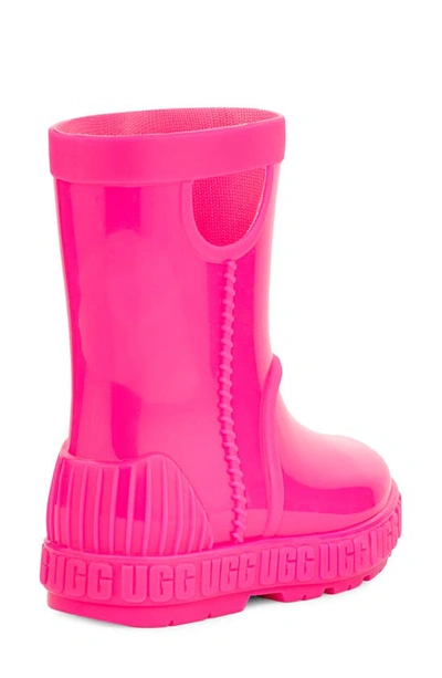 Shop Ugg Kids' Drizlita Waterproof Rain Boot In Taffy Pink