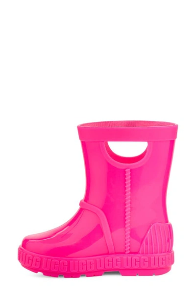 Shop Ugg Kids' Drizlita Waterproof Rain Boot In Taffy Pink