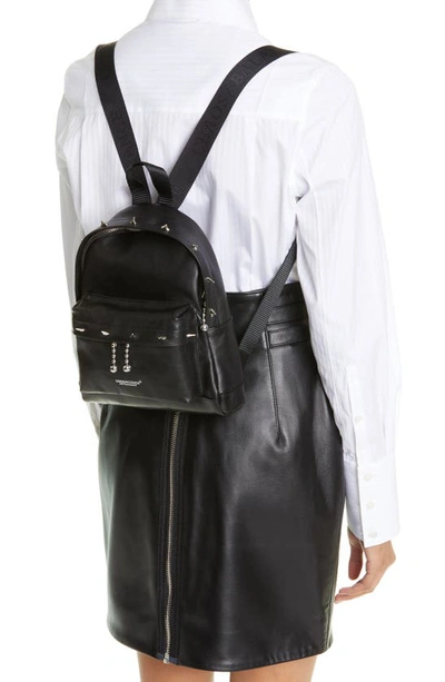 Shop Undercover Studded Leather Backpack In Black