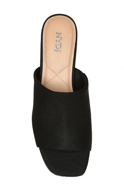 Shop Nydj Claudine Wedge Sandal In Black