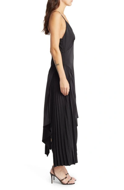 Shop Area Stars Asymmetric Hem Cocktail Dress In Black