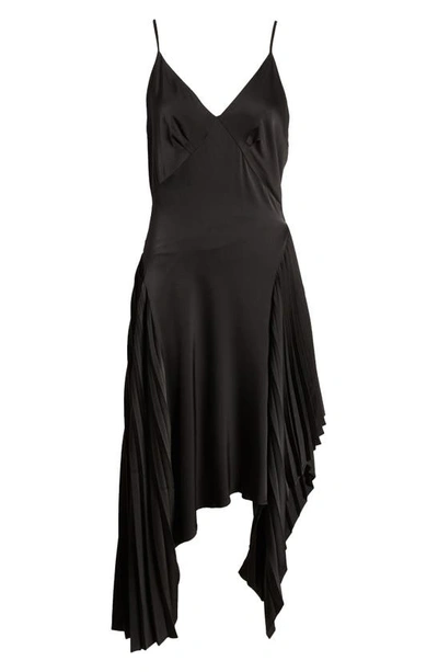 Shop Area Stars Asymmetric Hem Cocktail Dress In Black