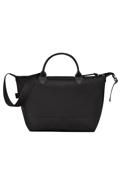 Shop Longchamp Le Pliage Energy Recycled Nylon Crossbody Bag In Black