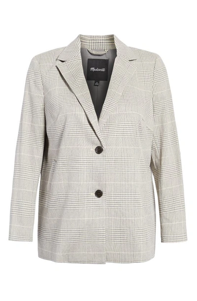 Madewell Dorset Nicholas Glen Plaid Oversize Blazer In Nicholas Glen Plaid