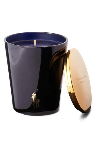 Shop Ralph Lauren California Romantic Scented Candle In Navy / Gold