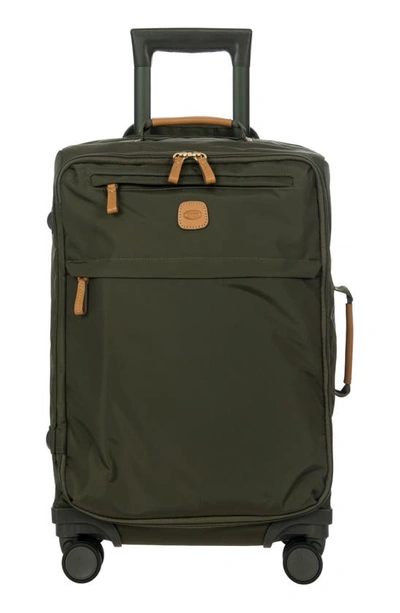 Shop Bric's X-travel 21-inch Spinner Carry-on In Olive