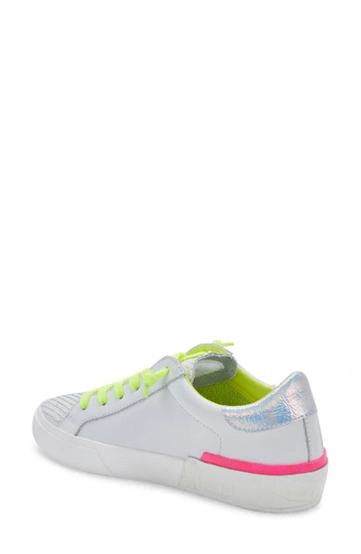 Shop Dolce Vita Zina Sneaker In Neon Multi Leather