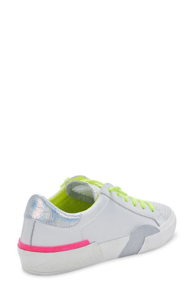 Shop Dolce Vita Zina Sneaker In Neon Multi Leather