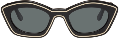 Shop Marni Black Retrosuperfuture Edition Kea Island Sunglasses